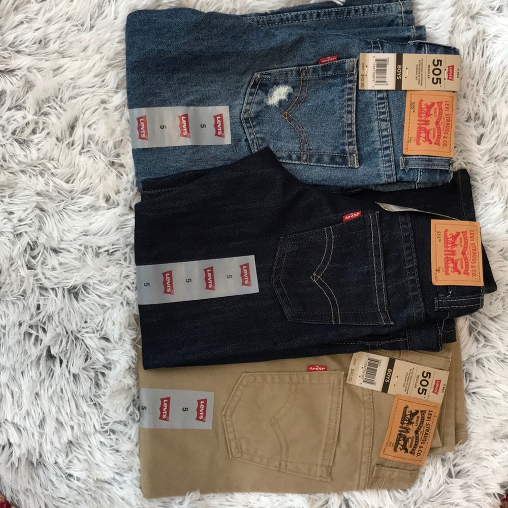 3 pair of Levi’s (Boys)